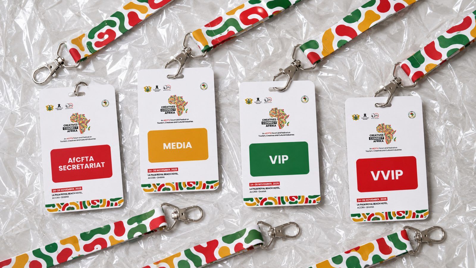 Delegate badges and signage hierarchy